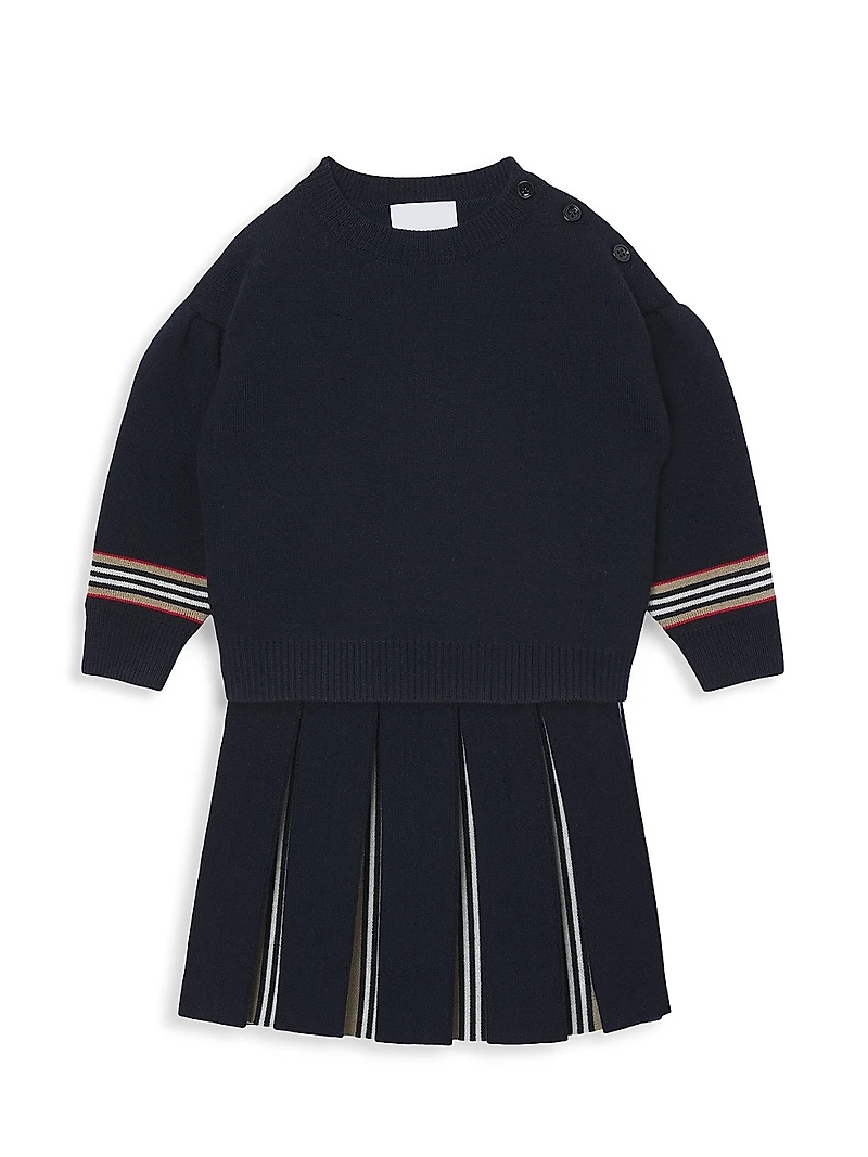 Baby's & Little Girl's Amelia Icon Stripe Sweater