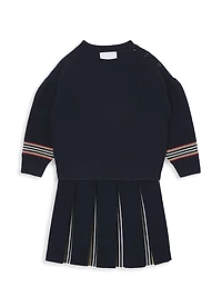 Baby's & Little Girl's Amelia Icon Stripe Sweater