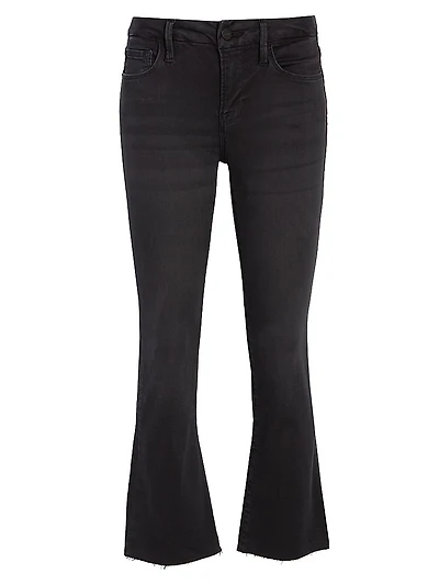 Le Cropped Mini Bootcut Jeans