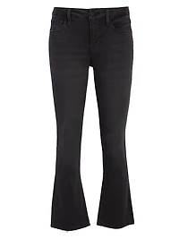 Le Cropped Mini Bootcut Jeans