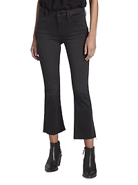 Le Cropped Mini Bootcut Jeans