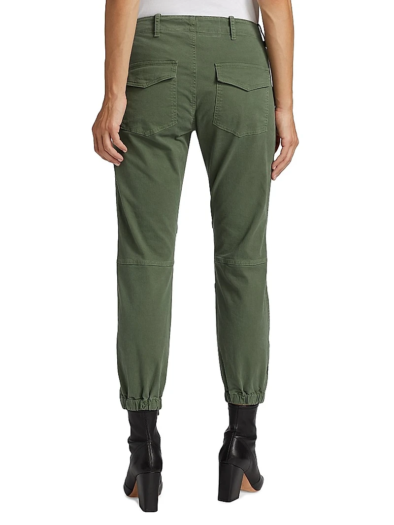 Cropped Military Pants