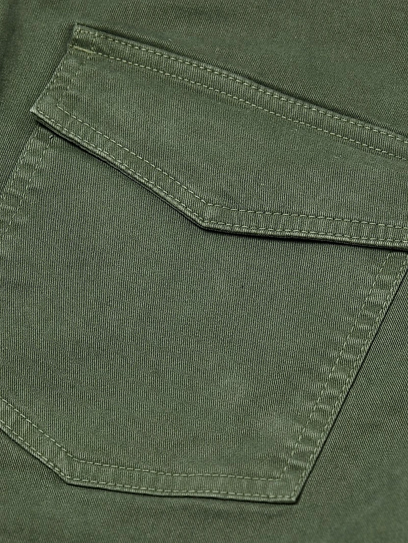 Cropped Military Pants