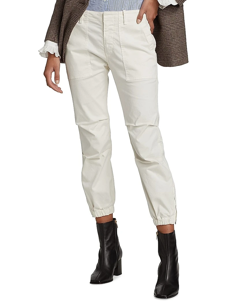 Cropped Military Pants