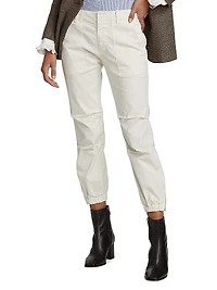 Cropped Military Pants