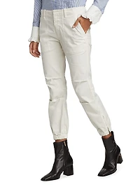 Cropped Military Pants