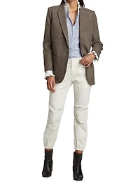Cropped Military Pants