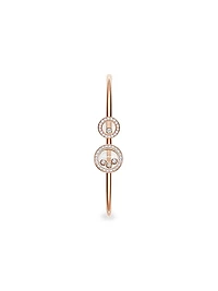 Happy Diamonds Icons 18K Rose Gold & Diamond Bangle