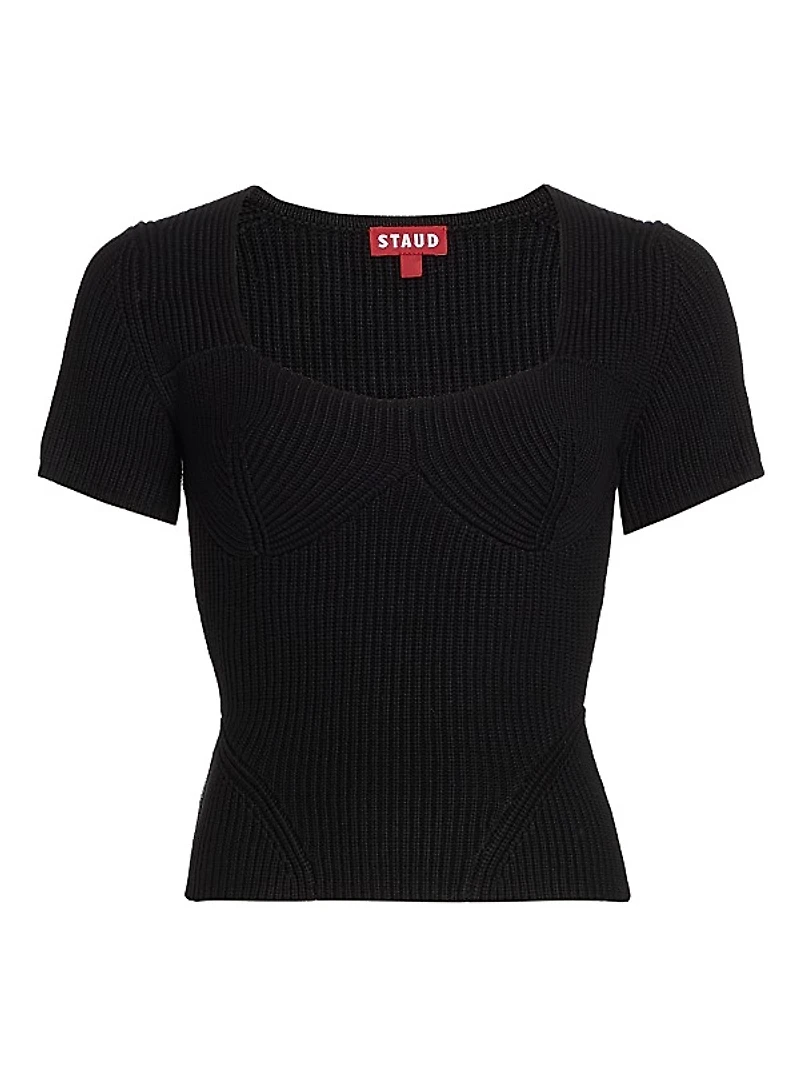 Buxton Rib-Knit T-Shirt