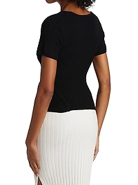 Buxton Rib-Knit T-Shirt