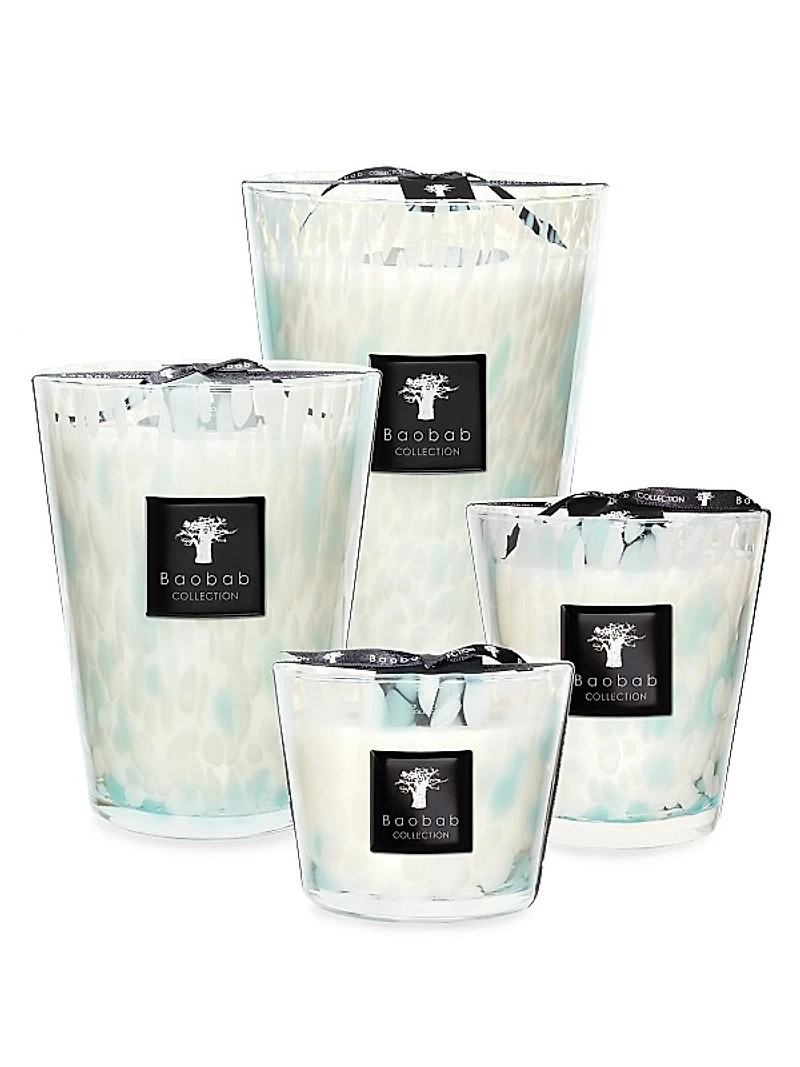 Pearls Max35 Sapphire Candle