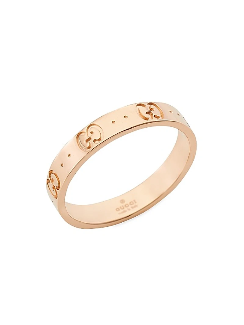 18K Rose Gold Icon Thin Band