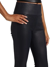 Leather Ankle Leggings