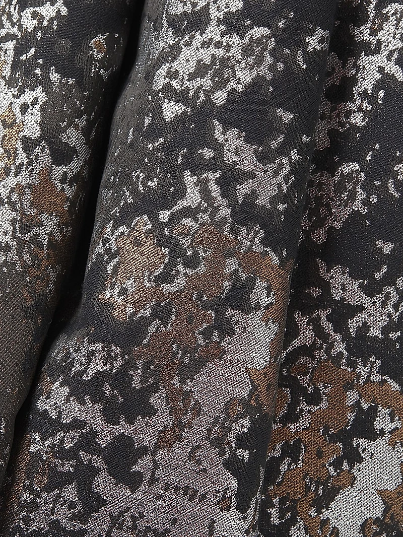 Jacquard High-Low Gown