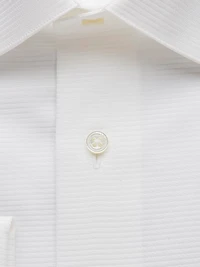 Regular-Fit Horizontal Rib Formal Shirt