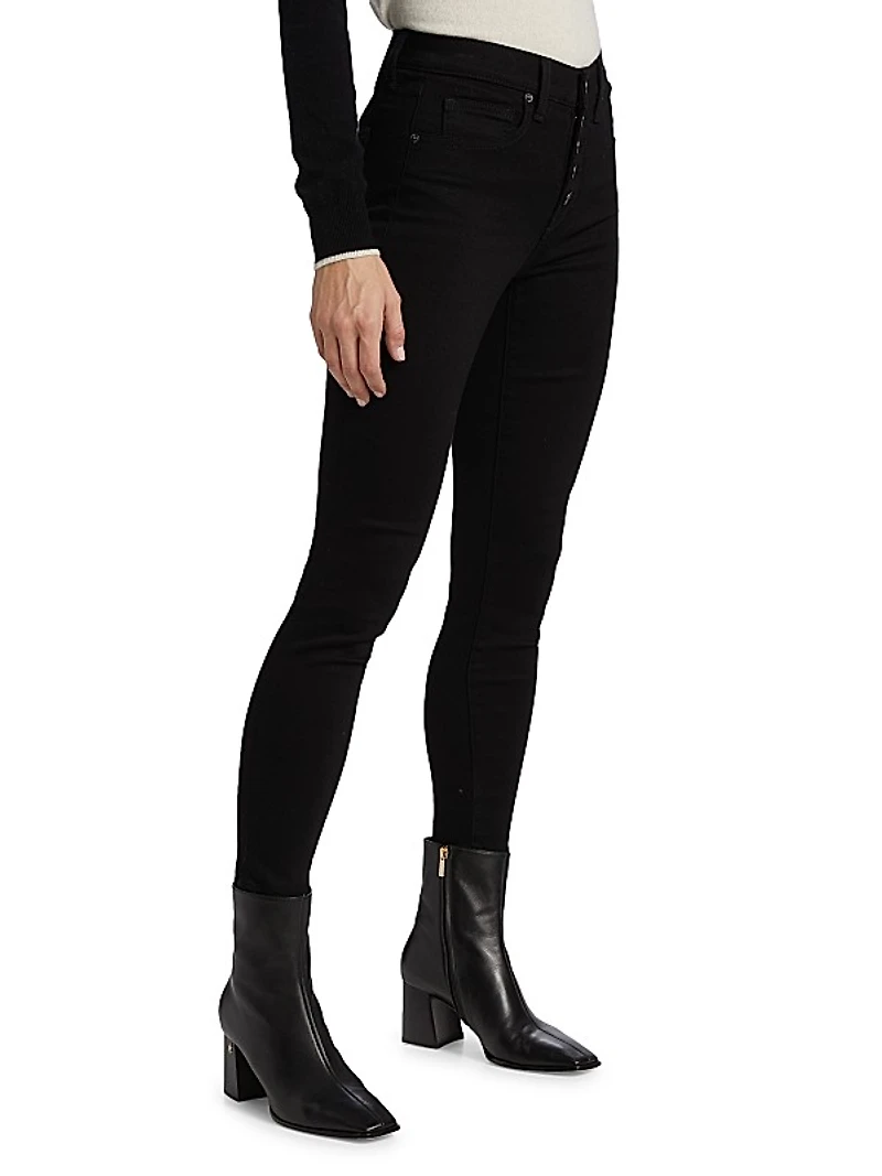 Debbie High-Rise Stretch Skinny Ankle Jeans