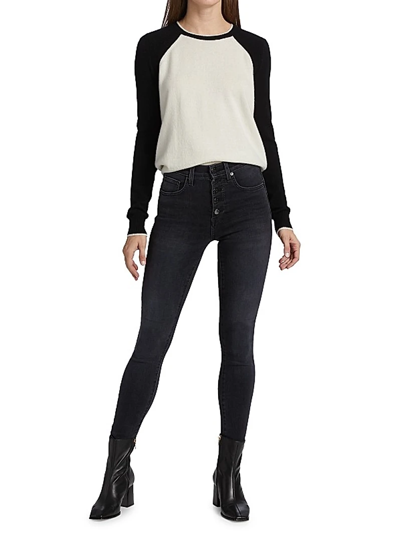 Debbie High-Rise Stretch Skinny Ankle Jeans