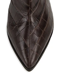 Analeah Leather High-Heel Boots