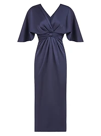 Lucia V-Neck Midi Dress