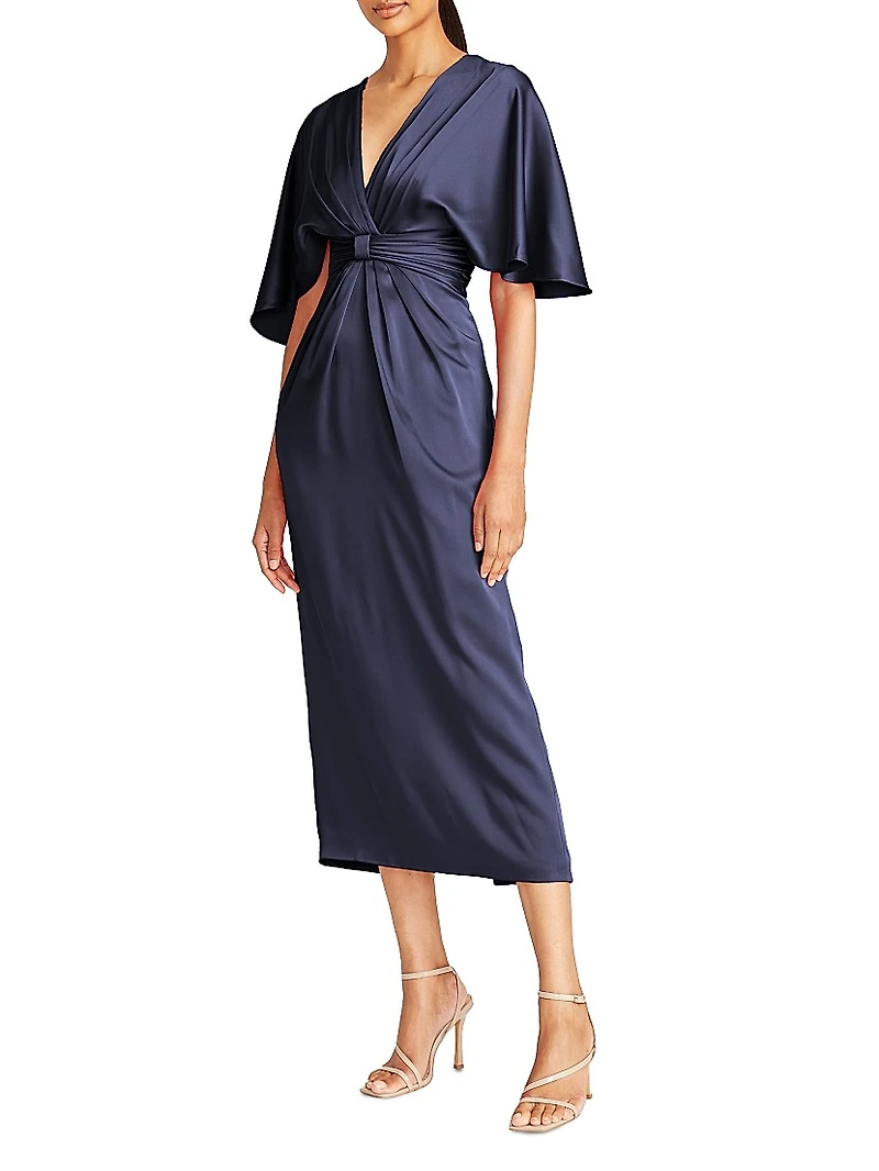 Lucia V-Neck Midi Dress