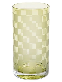 Dashing 4-Piece Checked Glass Set