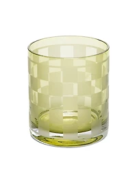 Dashing 4-Piece Checked Glass Set