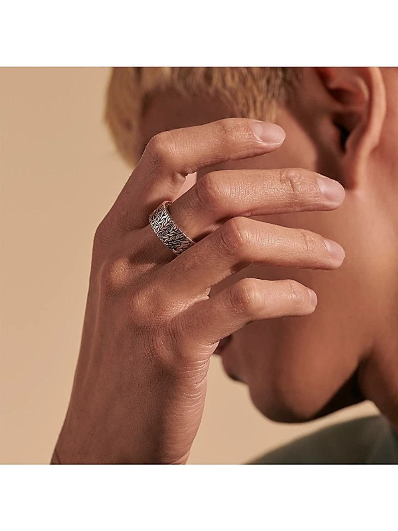 Classic Chain Sterling Silver Ring