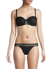 Demi Lace-Embellished Bra