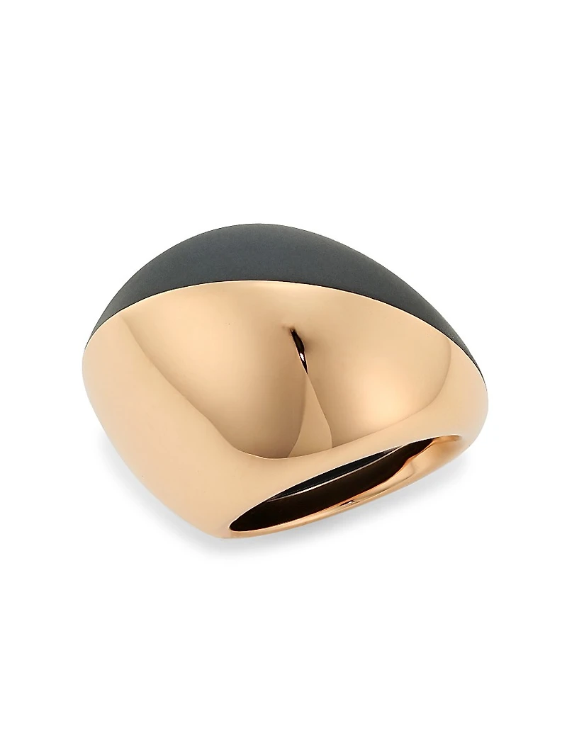 Trottola 18K Rose Gold & Titanium Ring