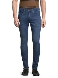 Skinny Cotton-Blend Jeans
