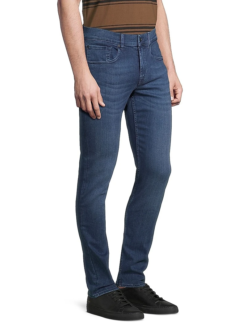 Skinny Cotton-Blend Jeans