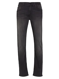 Slimmy Cotton-Blend Tapered Jeans