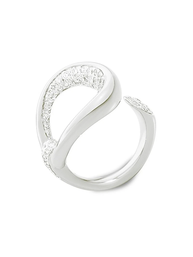 Fantina 18K White Gold & Diamond Ring
