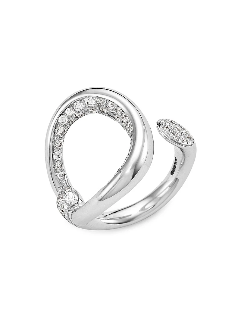Fantina 18K White Gold & Diamond Ring