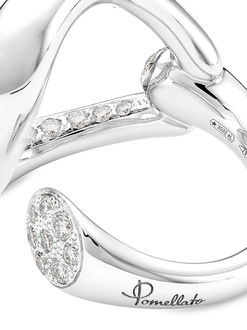 Fantina 18K White Gold & Diamond Ring