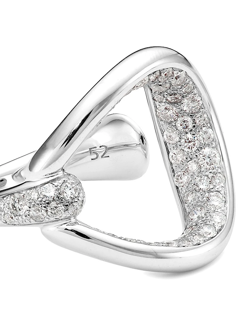 Fantina 18K White Gold & Diamond Ring
