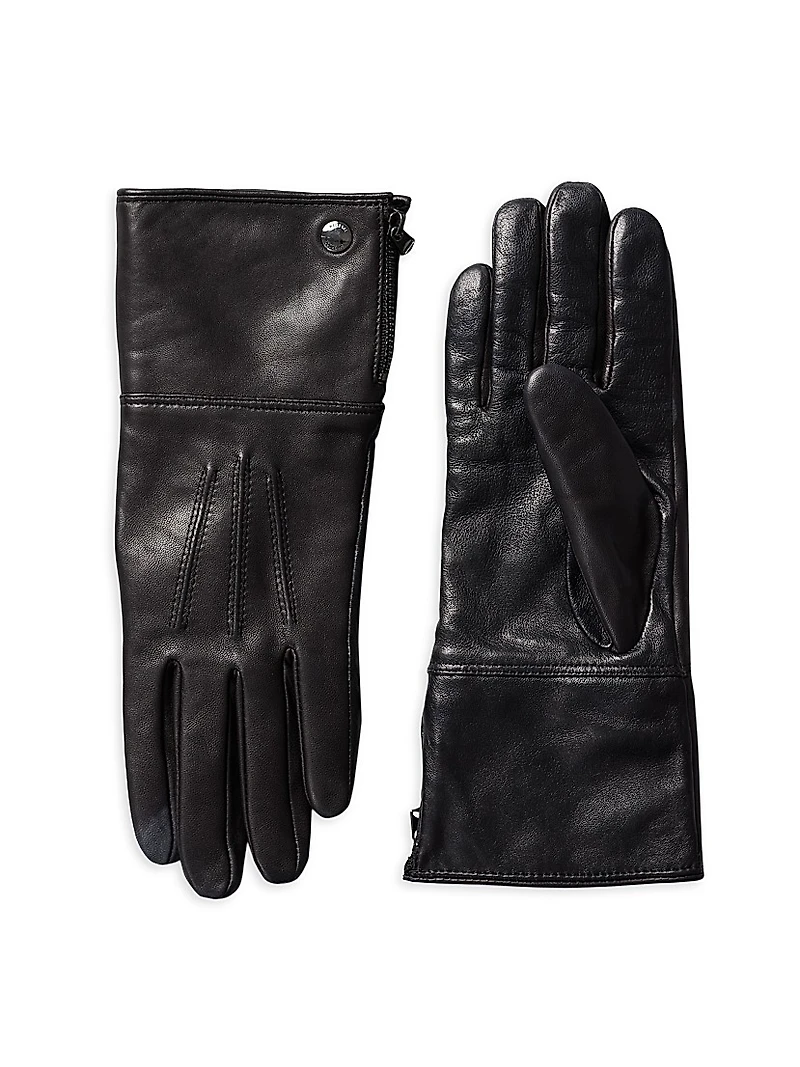 Willis Shearling-Lined Leather Gloves