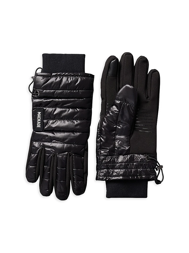Alfie Quilted Nylon Gloves