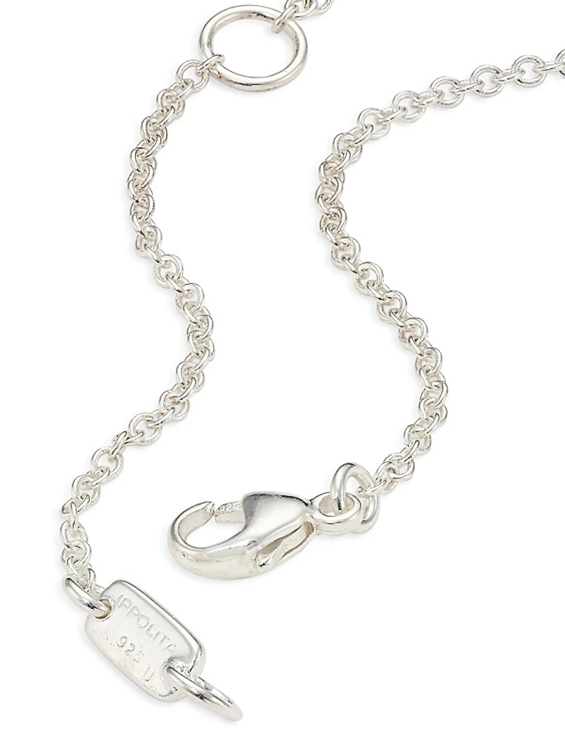 Stardust Sterling Silver & Diamond Mini Dove Pendant Necklace