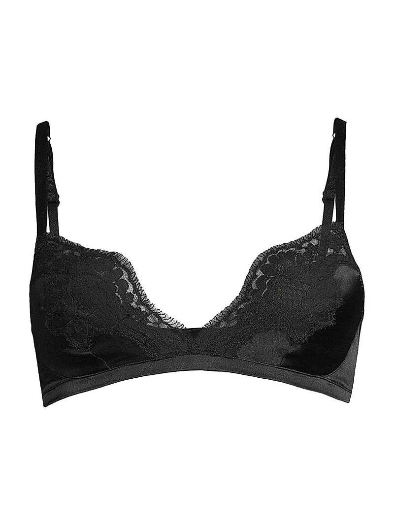 Silk & Lace Soft Cup Bra