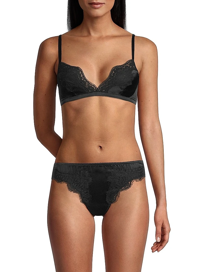 Silk & Lace Soft Cup Bra