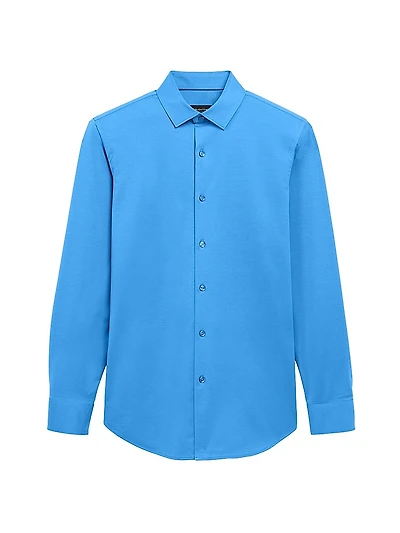 OoohCotton® Marbled Long-Sleeve Comfort Stretch Shirt