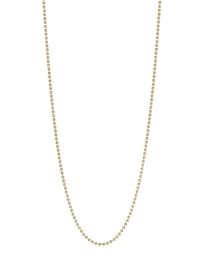 14K Yellow Gold Ball Chain Necklace