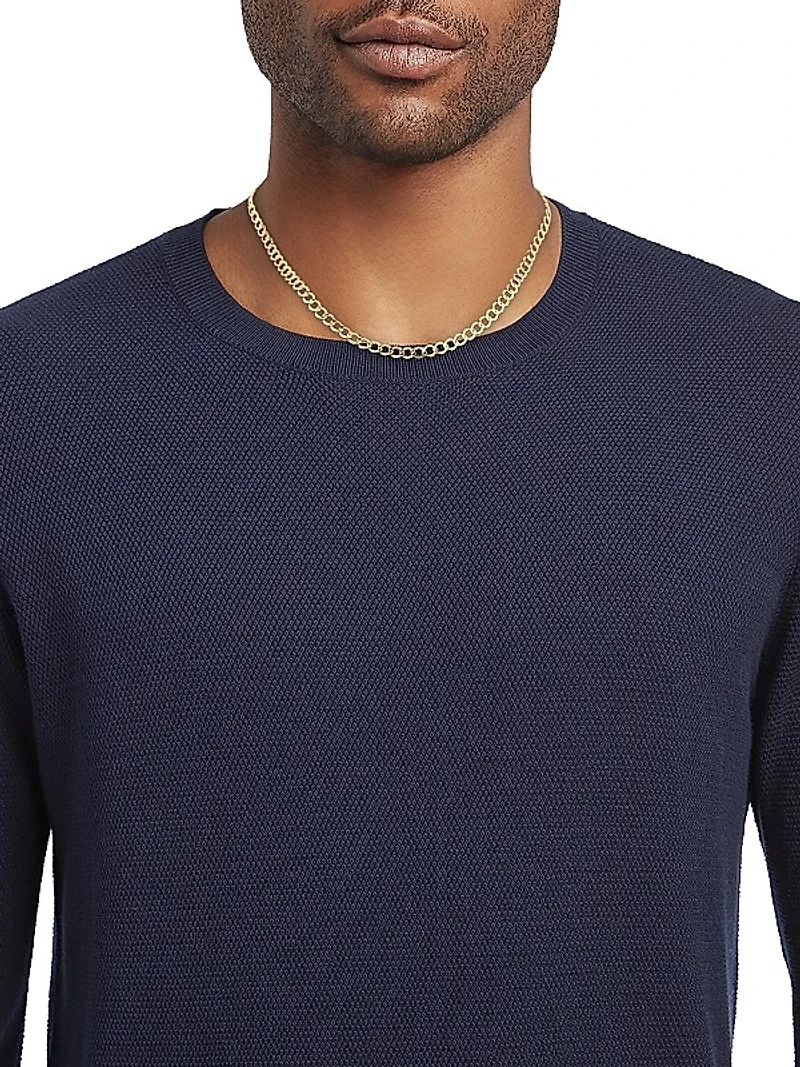 14K Gold Curb Chain Necklace
