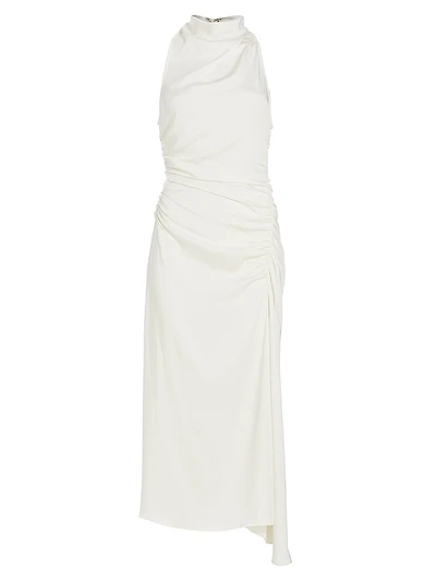 Inez Satin Halter Dress