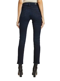 Mari High-Rise Stretch Straight Jeans