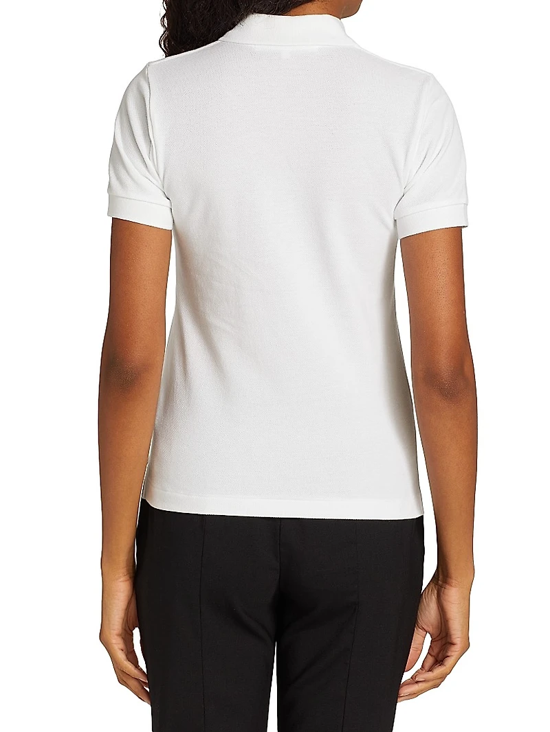 Embroidered Heart Polo Shirt