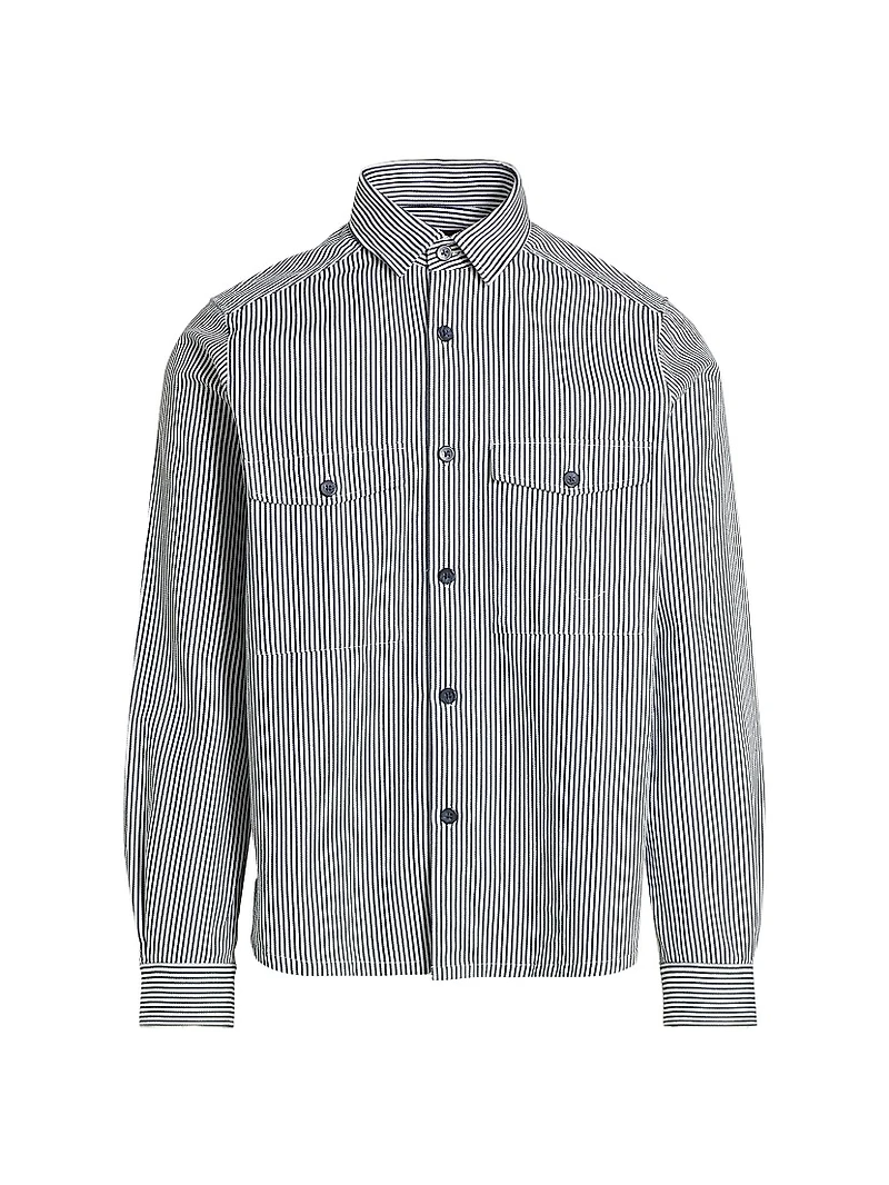 COLLECTION Railroad Stripe Overshirt