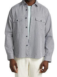 COLLECTION Railroad Stripe Overshirt