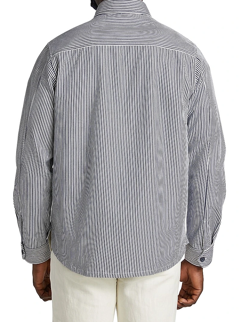 COLLECTION Railroad Stripe Overshirt